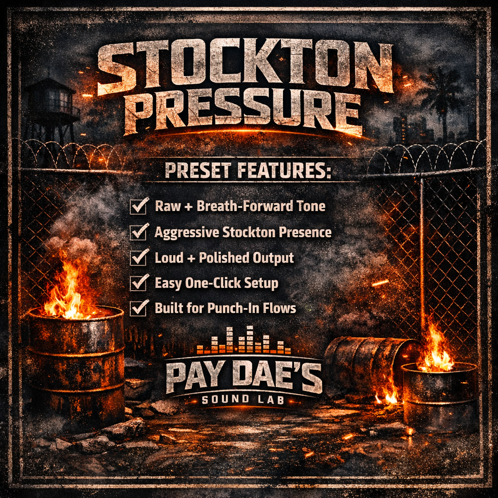 Stockton Pressure - EBK Vocal Chain (Bundle Pack) (BANDLAB + FL STUDIO)