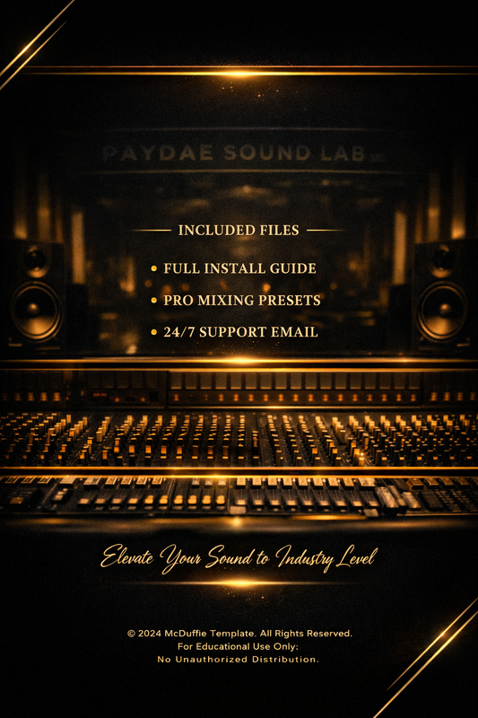 PayDae Sound Lab – McDuffie Template + Preset Bundle